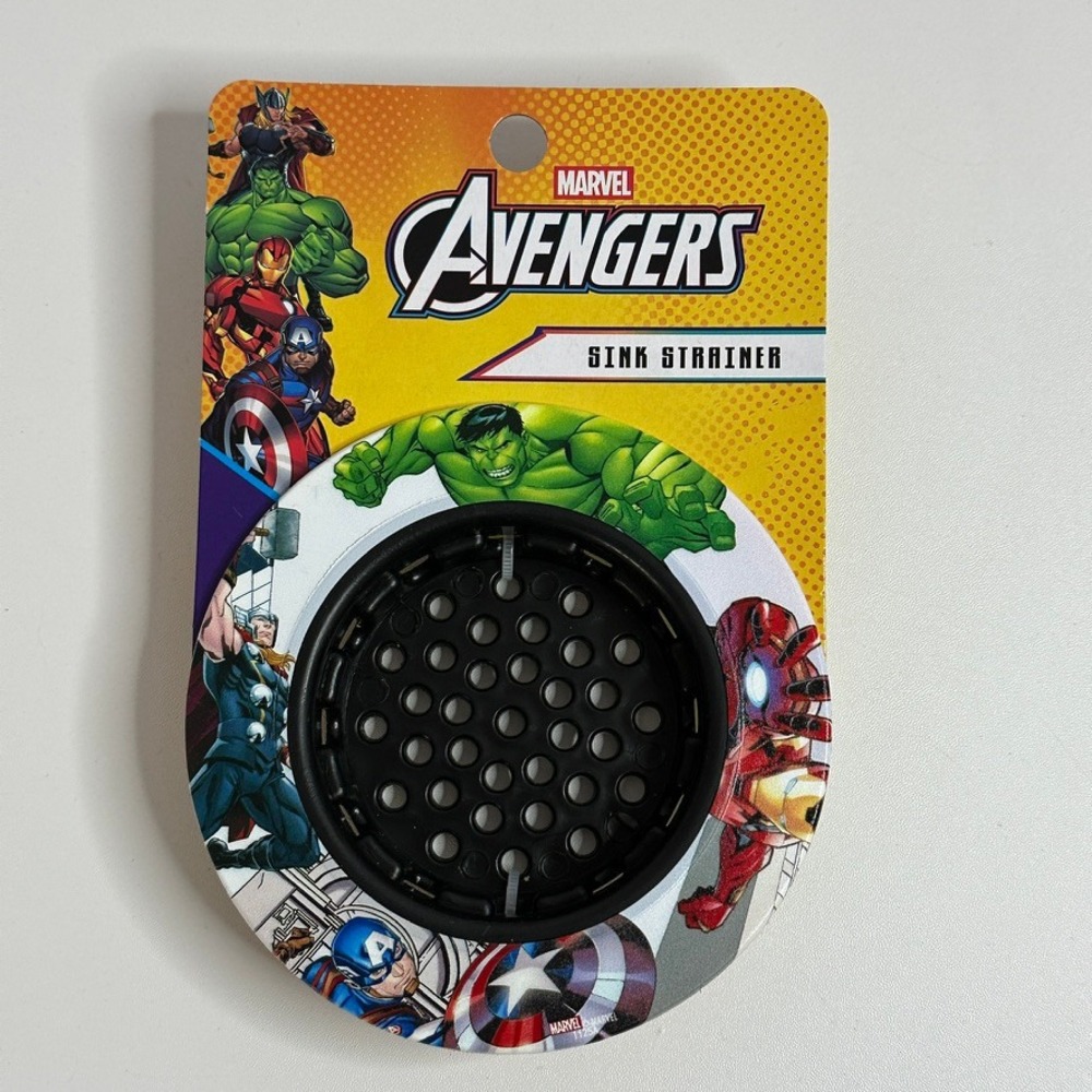 Marvel Avengers Sink Strainer Kitchen Drain Filter Captain America Hulk Iron Man